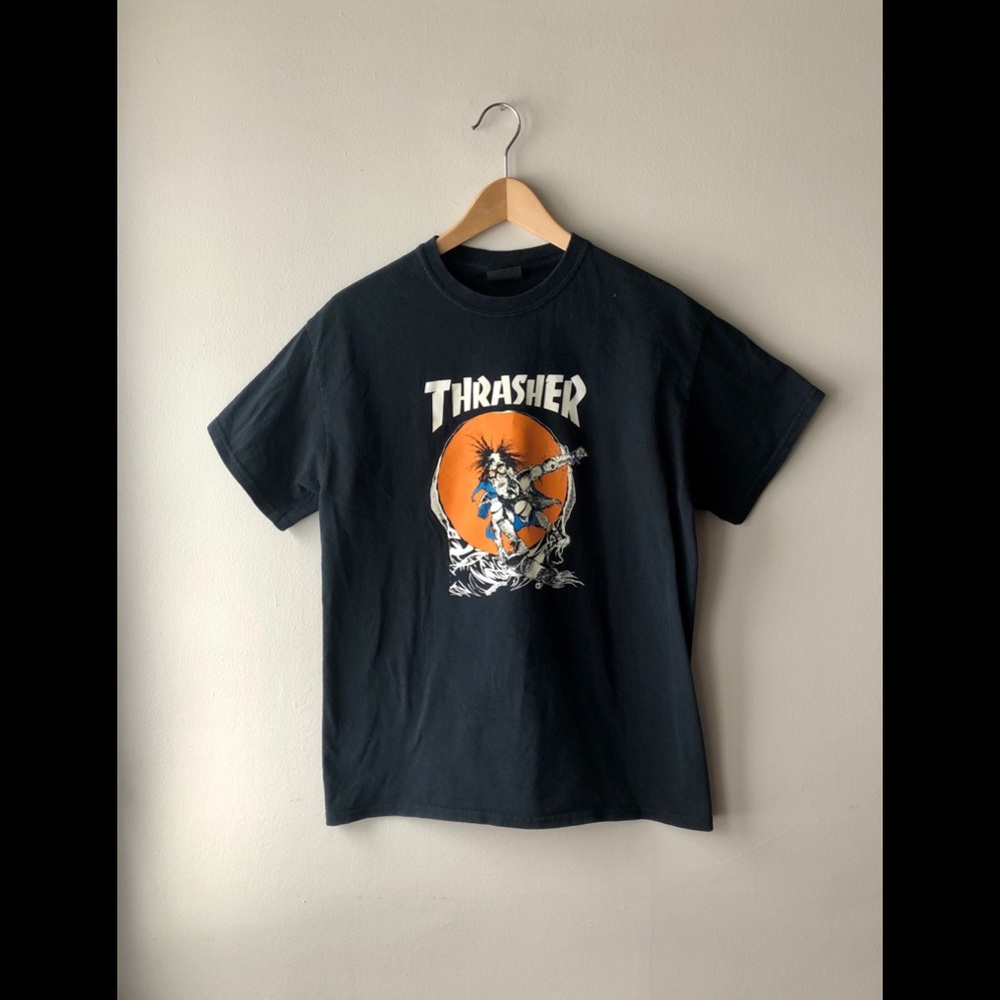 Thrasher Tee from San Francisco, Black